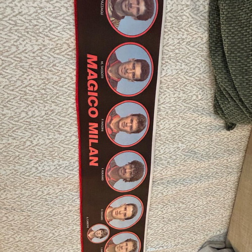 Milan Scarf UEFA Champions League 1994 Collector's Item Like New