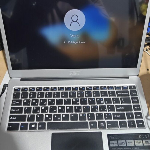 Laptop Vero K147 14" FHD IPS used, Intel Celeron N3350, 4GB RAM, 32GB eMMC
