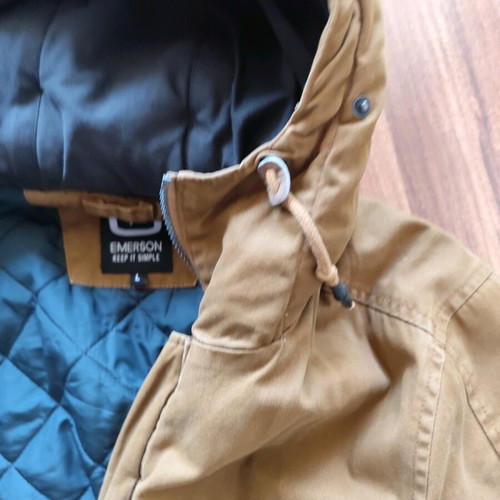 Emerson Parka jacket used, size Large with detachable fur hood