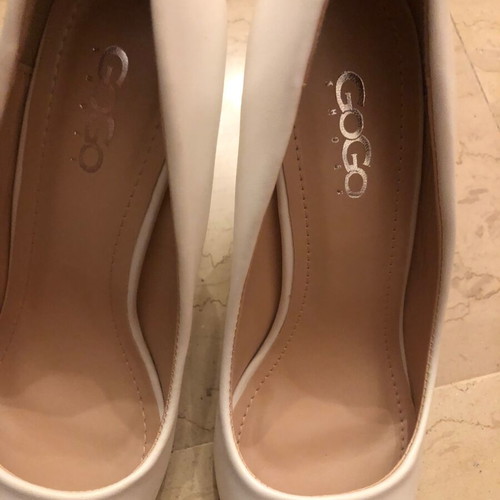 GoGo Shoes white pointed pumps size 38 new