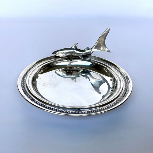 Silver 925 Shark Plate used