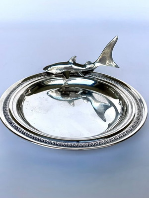 Silver 925 Shark Plate used