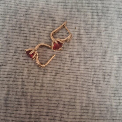 Earrings set like new, pack of 4 pairs