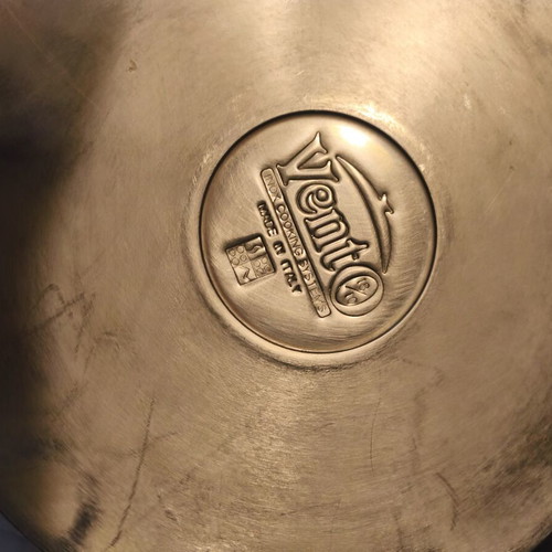 Vento Inox 18/10 cookware set with thermometer, used