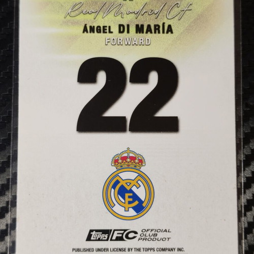 2026 Topps Real Madrid C.F. Fan Set Ángel Di María Foil Parallel card