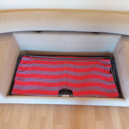 Sofa bed used with French mechanism, beige