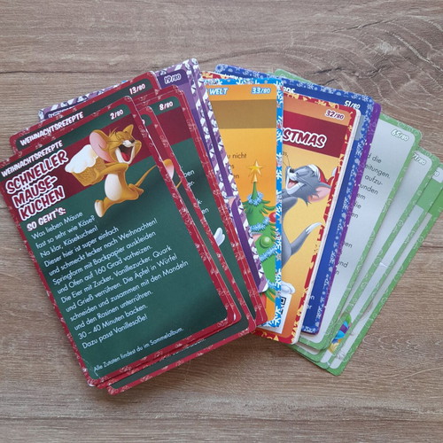 German language cards used, 33 of 80 included
