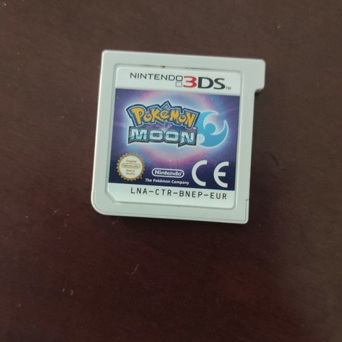 Pokémon Moon used without case for Nintendo 3DS