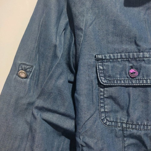 DKNY denim shirt for girl 12 years used, blue, XS
