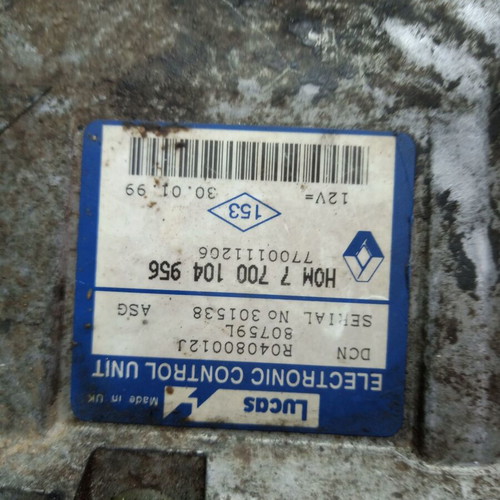 Computer ECU Renault Kangoo 1.9DTI used R04080012 7700104956