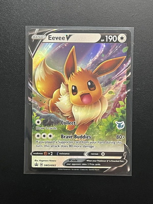 Pokemon Eevee V SWSH065 Black Star Promo near mint