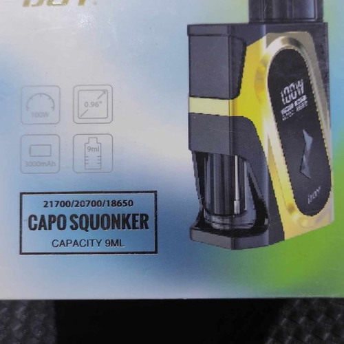Capo Squonker Box Mod by IJOY new, 100W, for 18650/20700/21700 batteries