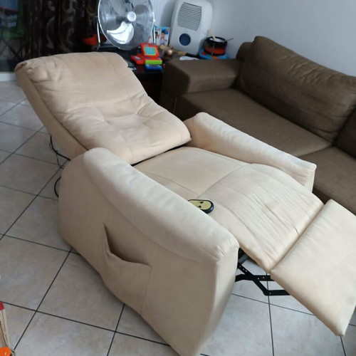 Relax massage armchair like new with reclining back and footrest