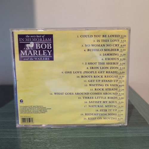 Bob Marley The Very Best Of In Memoriam CD like new