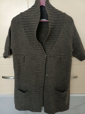Intimissimi knitted women's cardigan like new, brown, size M