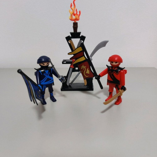 Ninja Playmobil used, with missing parts
