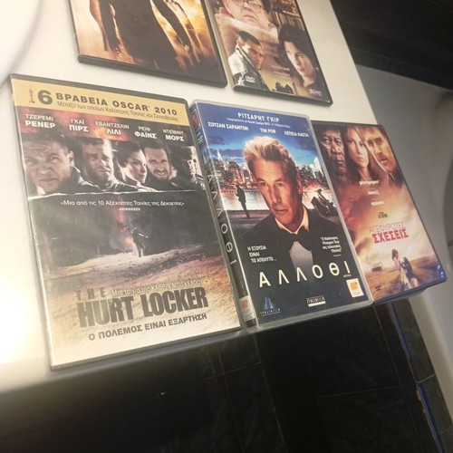 5 DVDs, action and adventure, subtitles