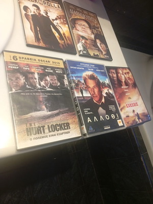 5 DVDs, action and adventure, subtitles