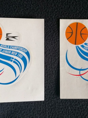 Αυτοκόλλητα Vintage World Champion 1995 μεταχειρισμένα, For Junior Men
