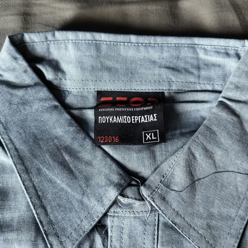 Men's work shirt XL new, blue
