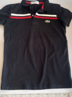 Lacoste kids' shirt size 12y black like new