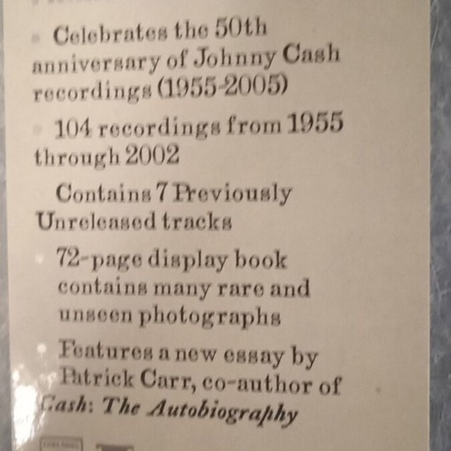 Johnny Cash The Legend box set like new, 4CD collection