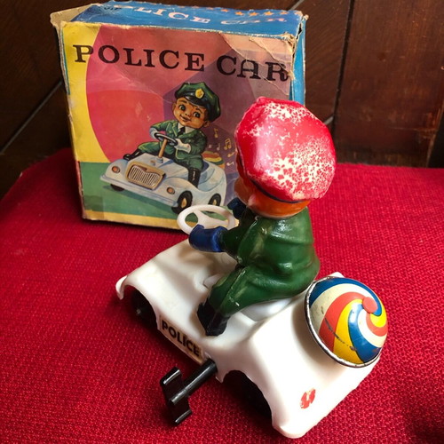 Elvip Police Car wind-up toy used