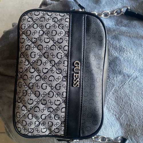 Guess shoulder bag new, black and gray