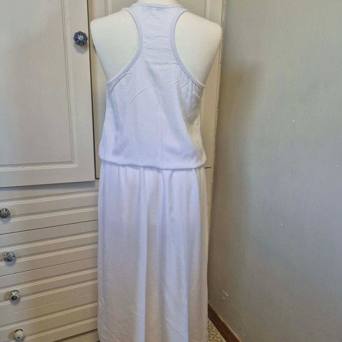 White maxi dress one size like new
