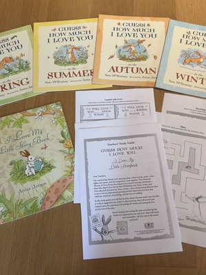 Σετ βιβλίων Anita Jeram για παιδιά, καινούργιο με οδηγό μελέτης και δραστηριότητες