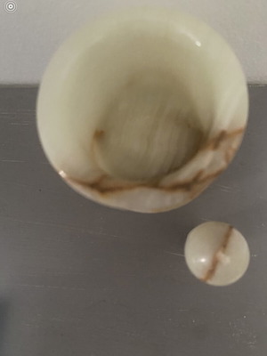 Marble mortar 10cm new