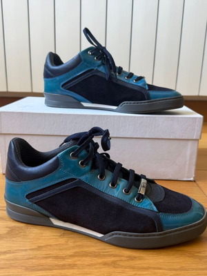 Versace sneakers size 40 used, blue model DSU4420