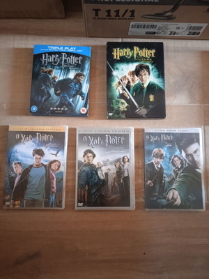 Σετ Harry Potter DVD και Blu-ray σαν καινούργιο με υπότιτλους