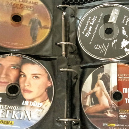 Συλλογή παλιών ένθετων DVD σαν καινούργια σε τρεις συλλεκτικές θήκες
