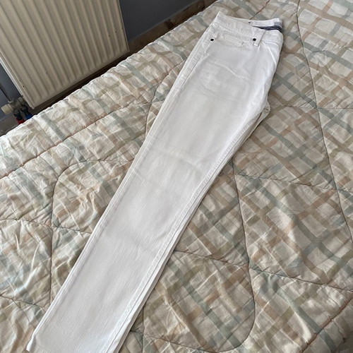 Zara straight men's jeans white like new, size L
