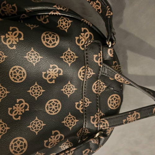Backpack Guess μεταχειρισμένο, καφέ με φθορές