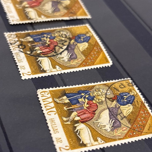 Christmas 1970 Stamps used, set of 3 from Greece