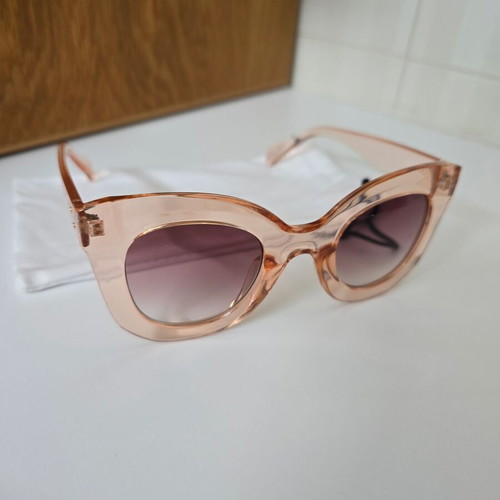 De-Sunglasses ανοιχτά ροζ γυαλιά ηλίου σαν καινούργια