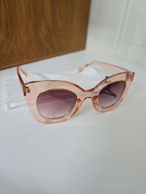 De-Sunglasses ανοιχτά ροζ γυαλιά ηλίου σαν καινούργια
