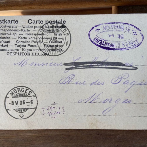 Collectible postcard 1906 Switzerland new