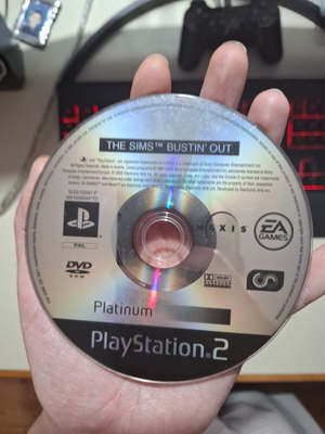 The Sims Bustin' Out Platinum PlayStation 2 game used