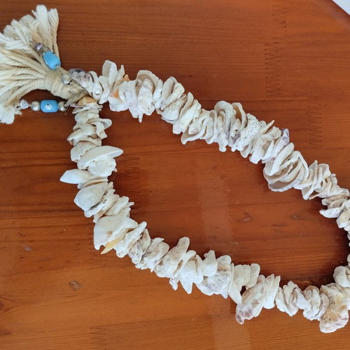 Worry beads made of natural shells handmade
