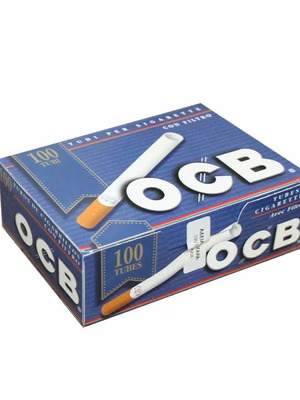OCB cigarette tubes new, pack of 100 with filter