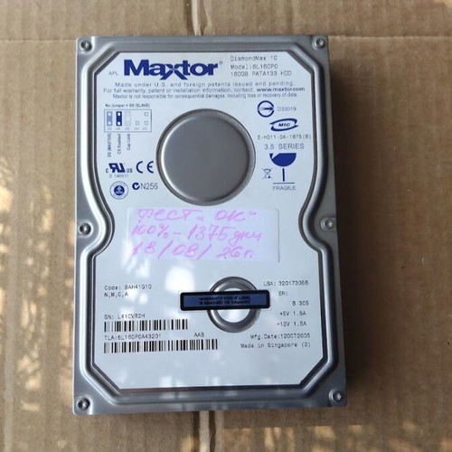 Maxtor DiamondMax 10 6L160P0 160GB IDE Ultra-ATA/133 hard drive