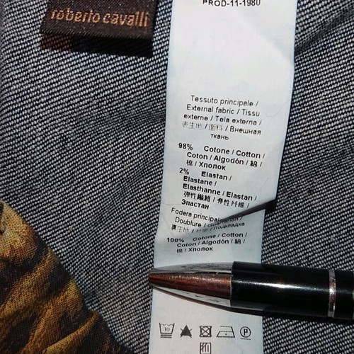 Roberto Cavalli jeans like new, dark blue, sizes S and M