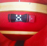 Haglöfs polartec fleece women's medium used, red