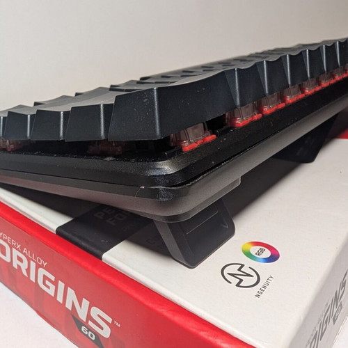 HyperX Alloy Origins 60 Gaming mechanical keyboard 60% used with HyperX Red switches and RGB lighting