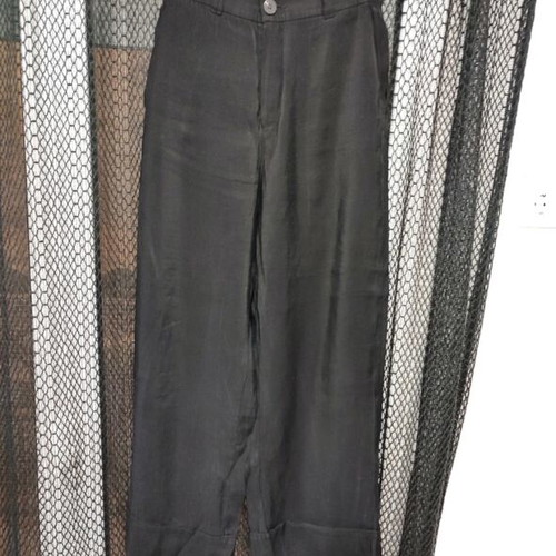 Pink Woman black wide leg pants size M like new