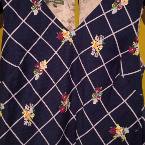 Laura Ashley sleeveless summer dress new, size UK 14