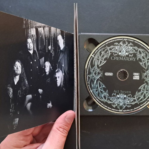 Crematory Act Seven Digipack CD like new, metal
